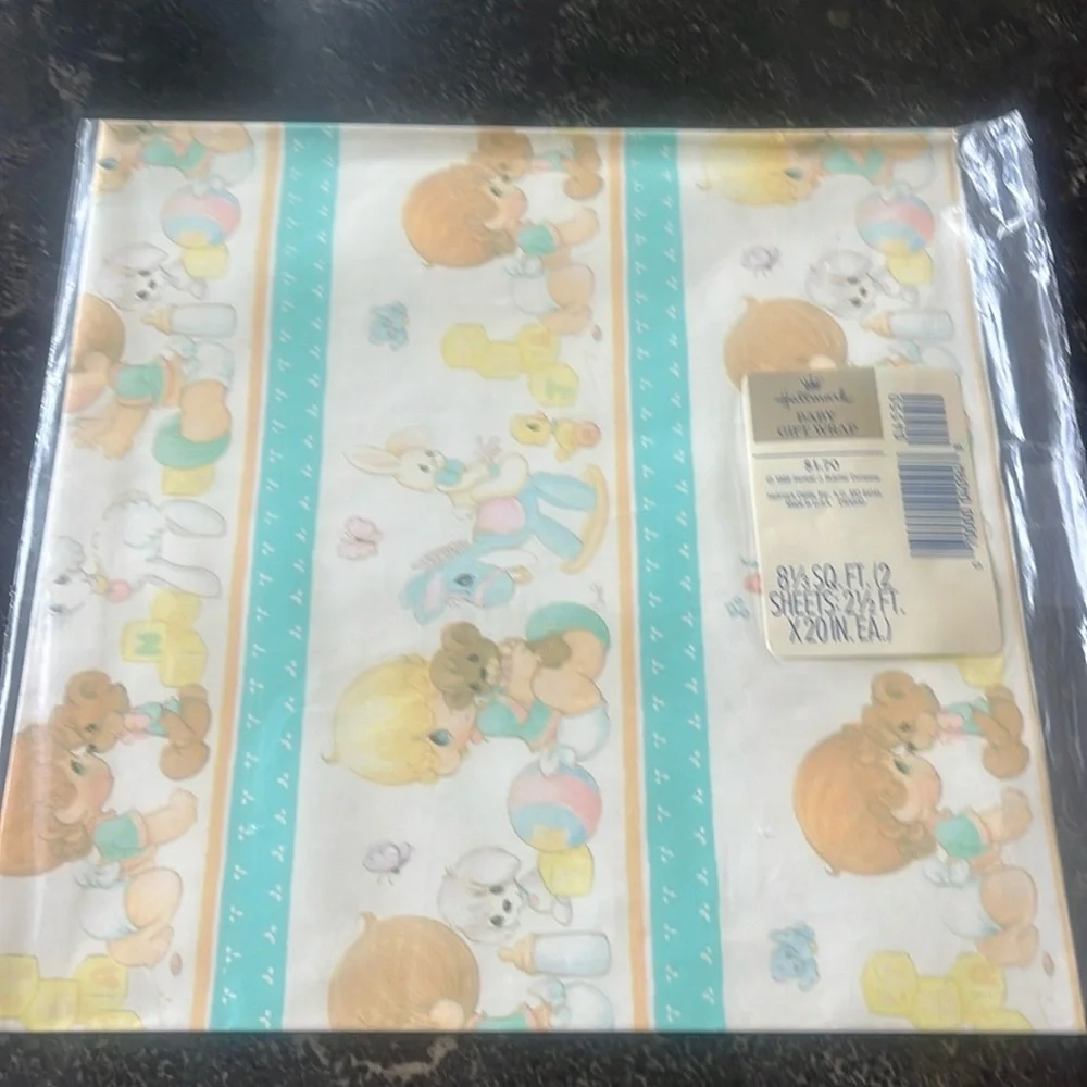 Vintage Hallmark precious moments 1989. 1 sheet.